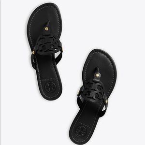Black Tory Burch Miller Sandals